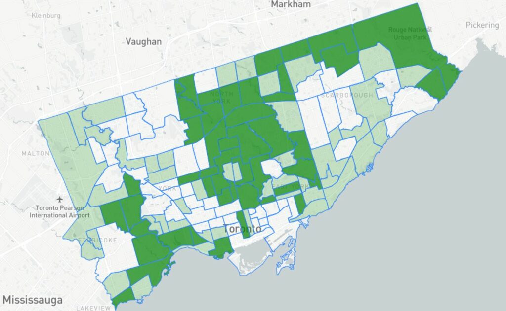 Neighbourhoods with best schools in Toronto